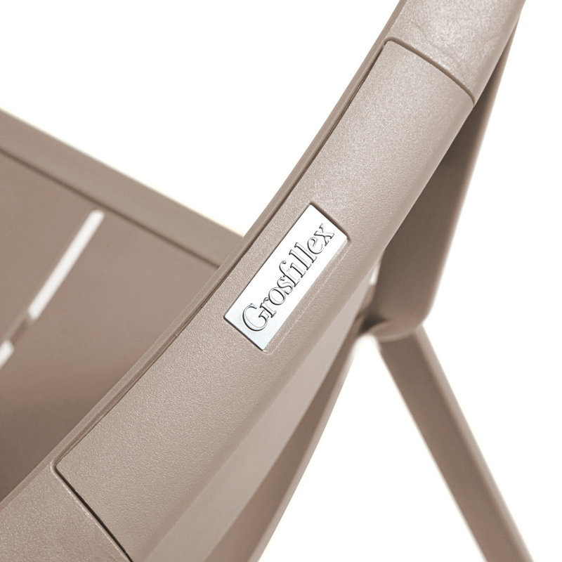 Cannes Premium All-Weather Wicker Outdoor Stacking Dining Side Chair, Taupe