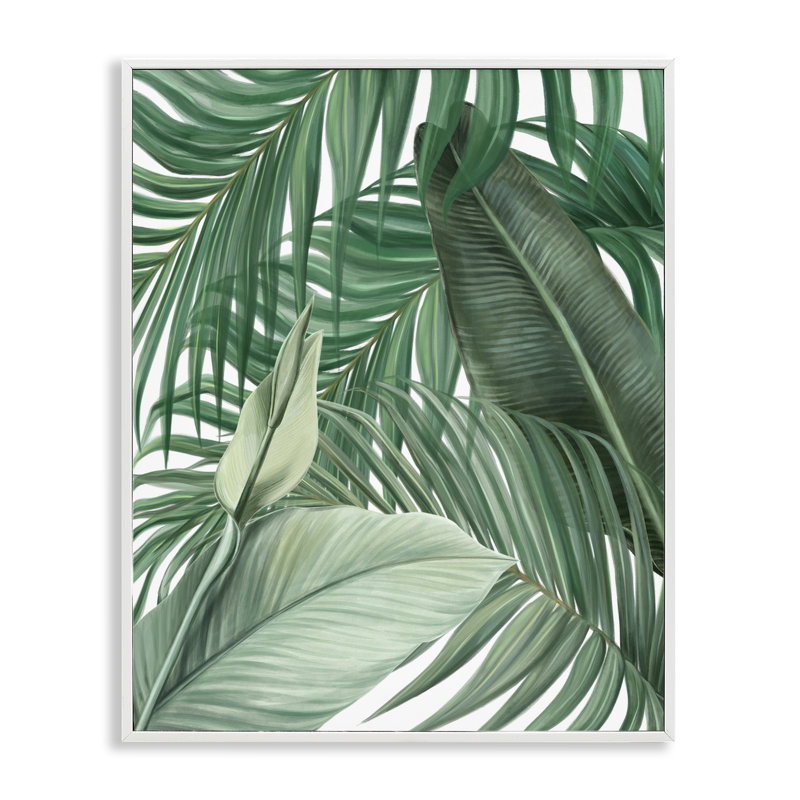 Giclée encadrée par Clean Tropics, H 30 po x l 24 po, Estampe numérique encadrée blanc bord de mer