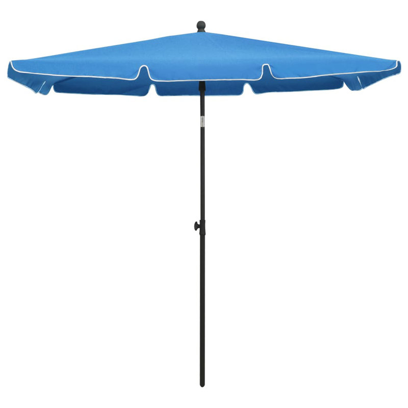 Nantwich 2.1m x 1.4m Traditional Parasol, Azure Blue