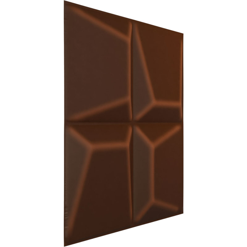 Panneau mural 3D décoratif Tellson EnduraWall, Rouille métallique vieillie universelle