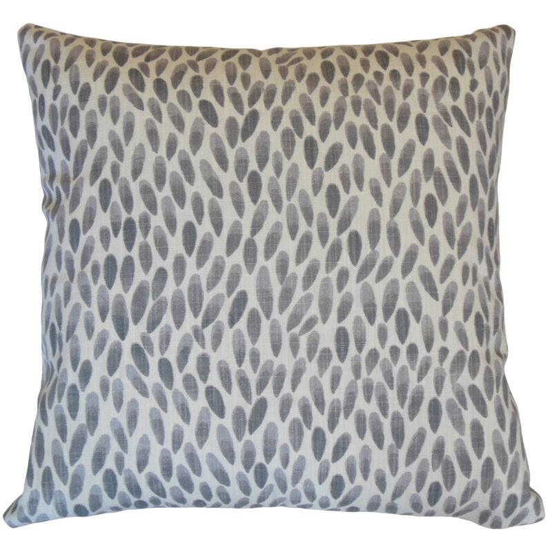 Housse et insert de coussin carré en coton Quisha, 18 po x 18 po