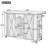 Outdoor Kitchen Island Fir Wood Kitchen Island With Stainless Steel Top-124440826