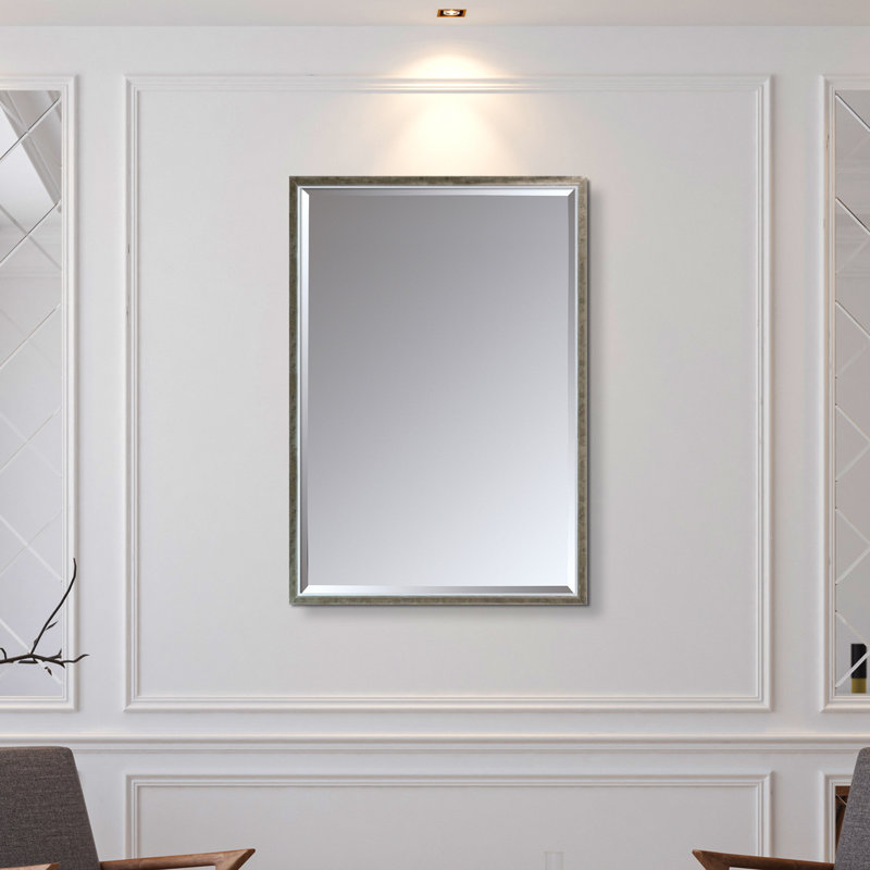 Wood Rectangle Wall Mirror