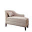 Coussin de salon de style moderne en lin beige 1pc-559218778