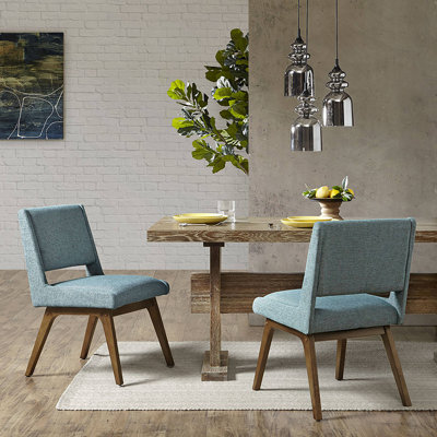 Celsi Upholstered Solid Wood Leg Side Chair