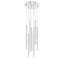 Luminaire suspendu cylindrique à 9 lumières DEL Bowning-523664385