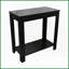 Table basse 24 po en bois noir - peu encombrante pour toute pièce, capacité de poids de 250 lb-303808866