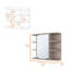 Aleshya Mirrored Medicine Cabinet