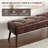 Lillyanna Faux Leather Upholstered Bench, 45" Wide-1223627123