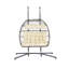 Chaise suspendue en rotin pour 2 personnes-256156243