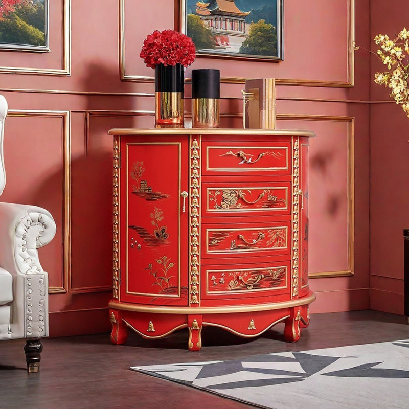 Half-Moon Shape Storage Cabinet