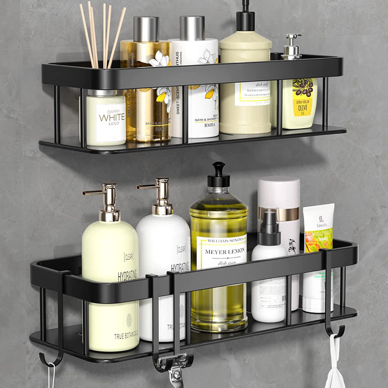 Malahki Hanging Shower Shelf Rebrilliant Finish: Black