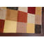 Tapis multicolore noué à la main 3 pi 1 po x 4 pi 5 po One-of-a-Kind