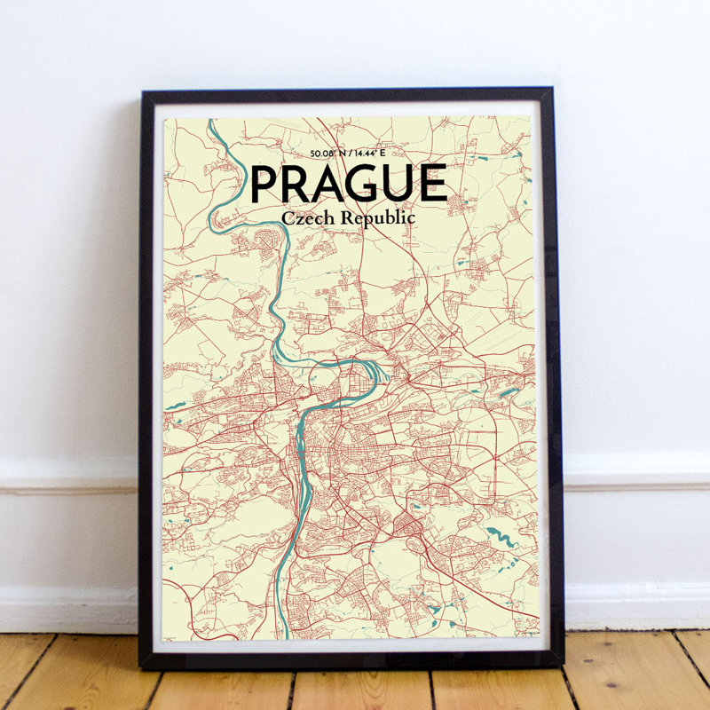 Prague - No Frame Print, 43.2cm H x 27.9cm W x 0.1cm D