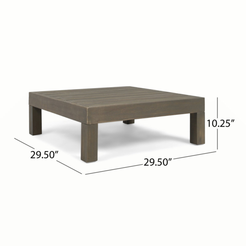Banc d'extérieur en bois d'acacia Thron, Blanc