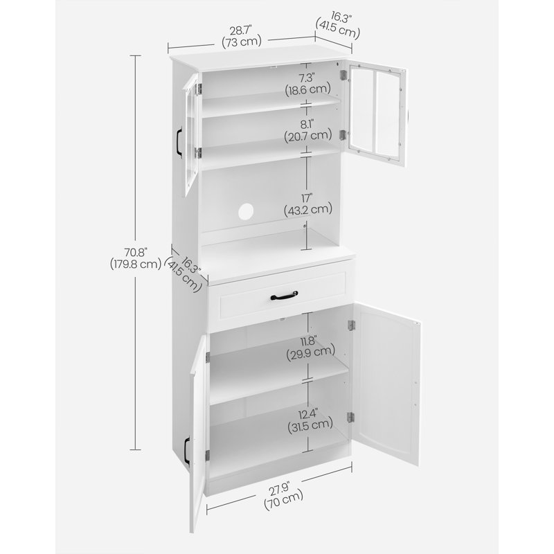 Sujanti 73cm Sideboard with Bar Hutch