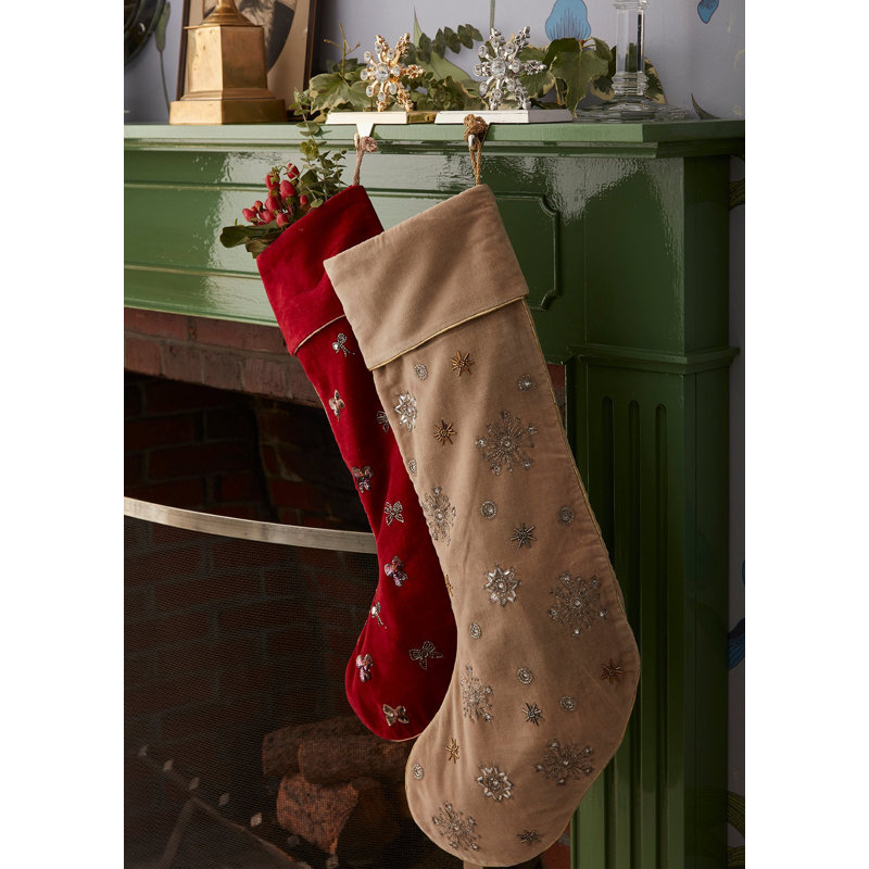 Snowflake Stocking Hook, Gold