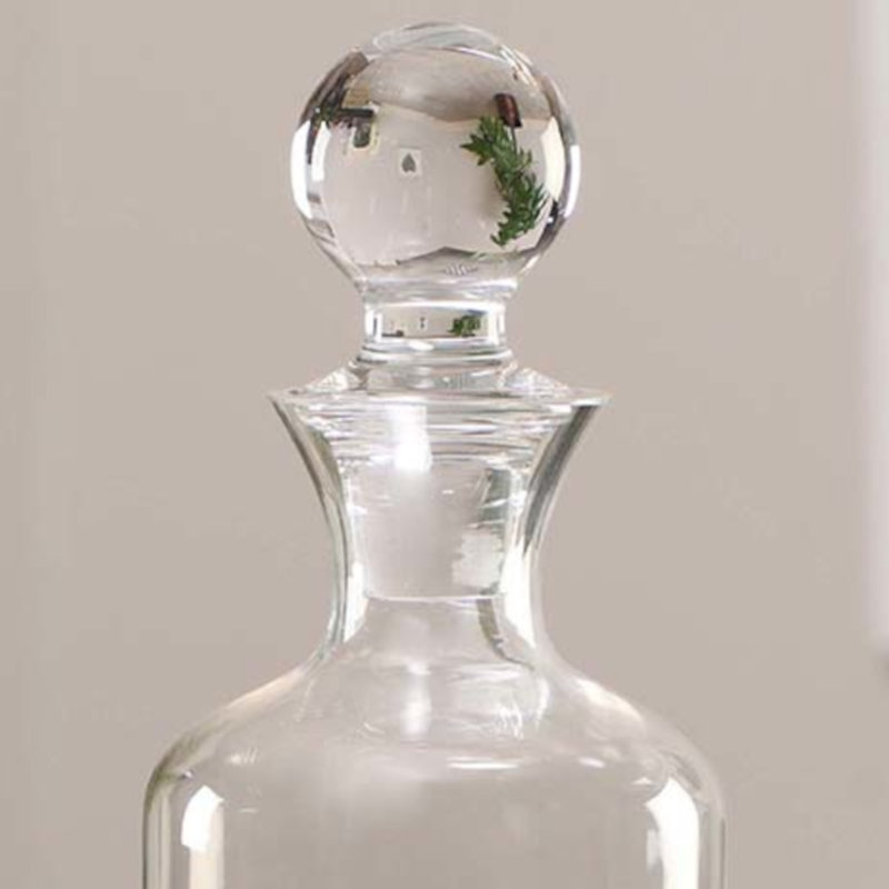 Sansom Diamond Embossed Gold 1L Whiskey Decanter