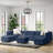 Canapé modulaire réversible de large de 155 po avec repose-pieds Roehl-317171539