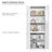 Ashea 66.9" H 4-Door Storage Cabinet with Glass Doors-2004167042