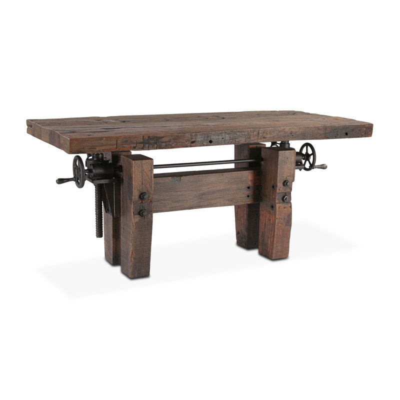 Eiffel Solid Wood Drafting Table