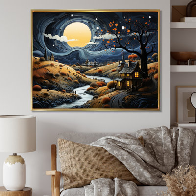 «Countryside Moody Skies II», reproduction sur toile