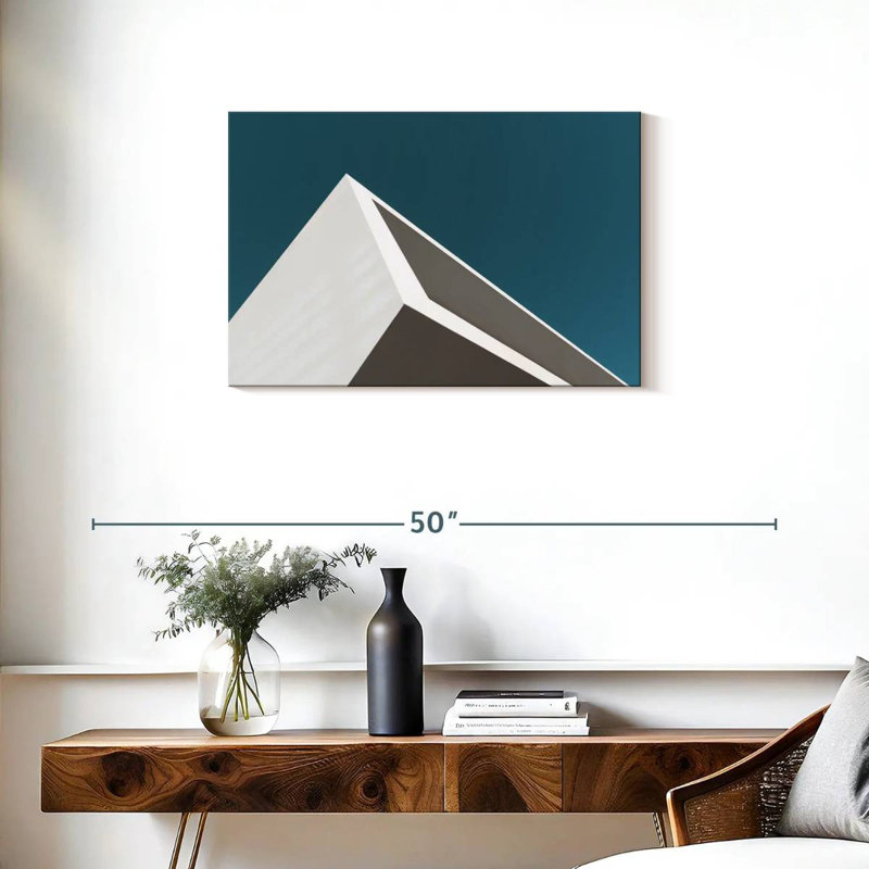 Geometric Building Corner, 20" H x 30" W