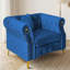  Fauteuil rembourré en velours 40,9 po Elegant Comfort-115837030