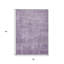Tapis intérieur lavable abstrait 3 pi x 5 pi lavande et prune