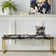 Upholstered Gold Bench