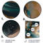 Or et vert abstrait marbre harmonie tourbillons I - marbre décoration murale-242785872