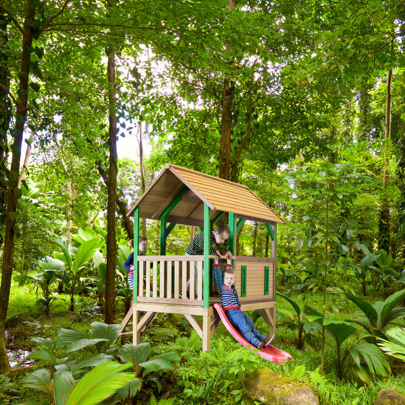 AXI 287cm W x 191cm D Outdoor Hemlock Wood Playhouse