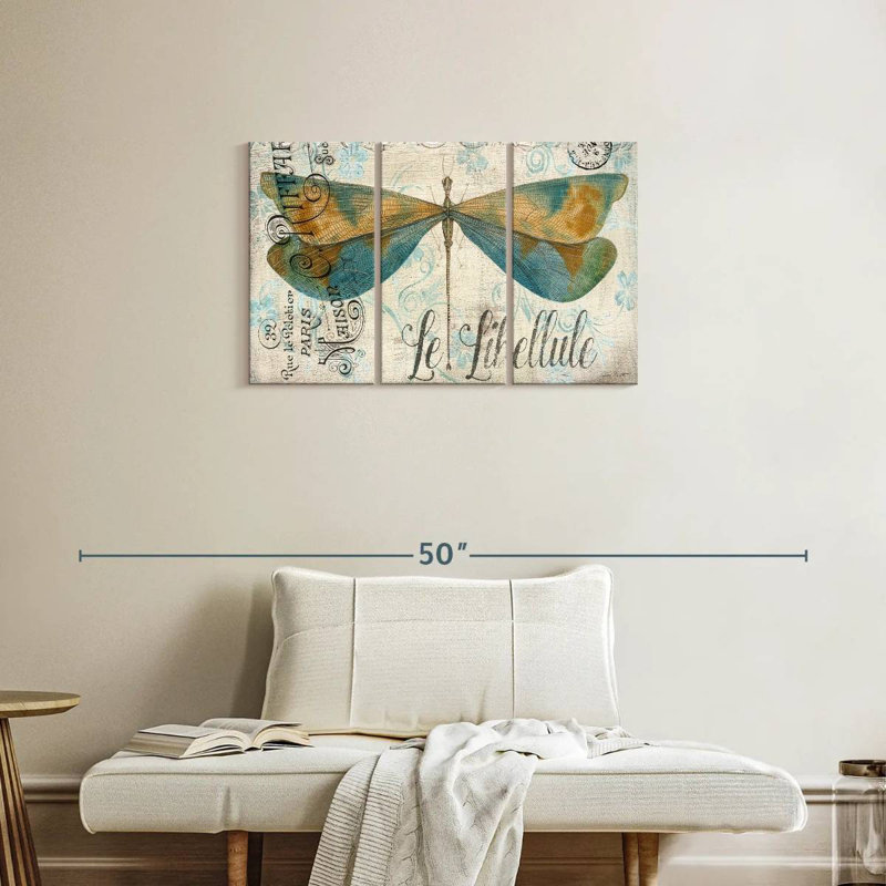 Brampt Lovely Dragonfly, 20" H x 33" W
