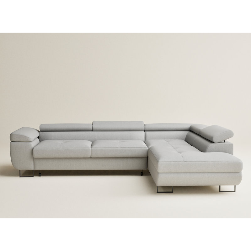 4 Seater Corner Sofa, Beige, Right Hand Facing