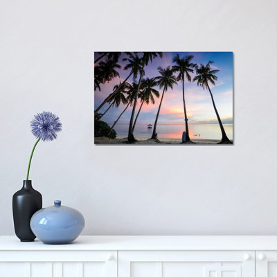«Beach Sunset, Philippines» par Matteo Colombo - reproduction de photo sur toile tendue