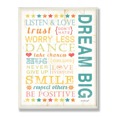 Art élisaveta «Dream Big Typographie»