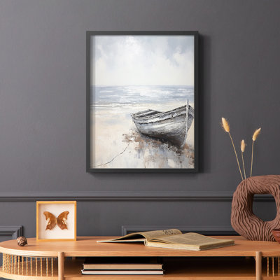 NAUTICAL Series CDXCI - Impression encadrée de qualité supérieure - Prêt à être accroché - Aucun clou requis