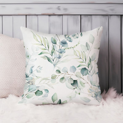  Botanical Watercolor Eucalyptus Plants Leaves Cottage & Cottagecore