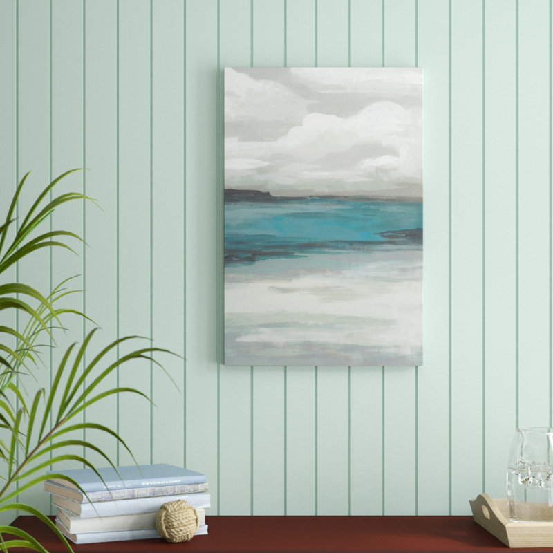 «Storm Front II», peinture sur toile, H 30 po x l 20 po