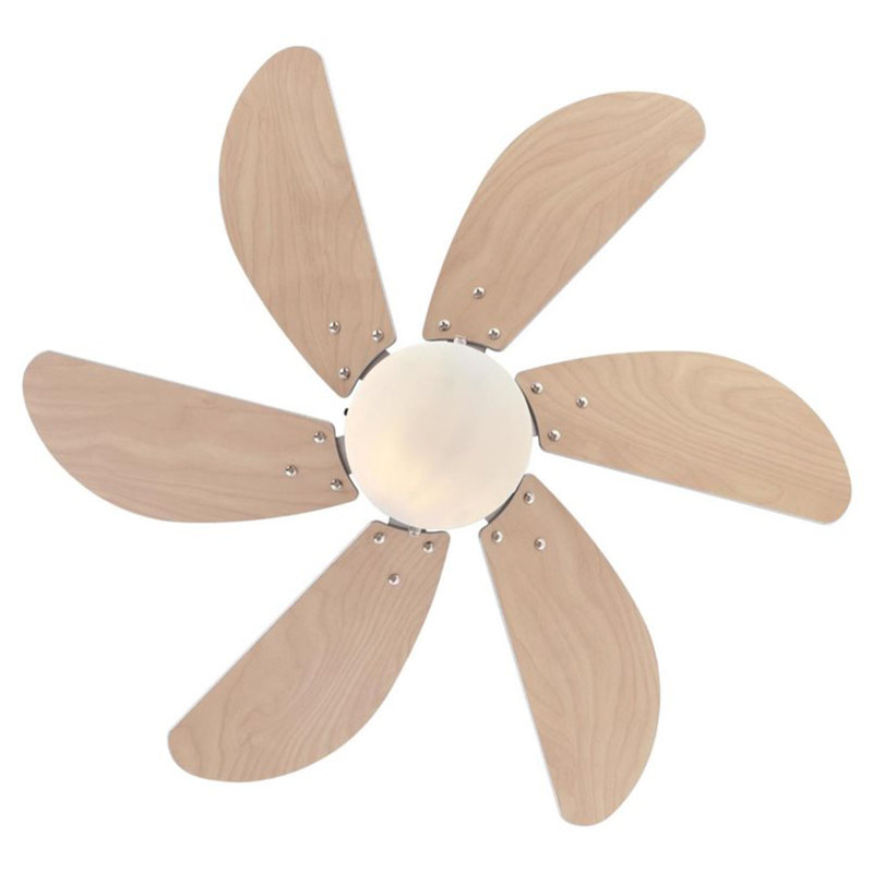 Jerseyville 30'' Ceiling Fan with Light Kit, Brushed Aluminum