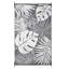 plant pattern indoor/outdoor garden patio rug waterproof grey white-1530171850