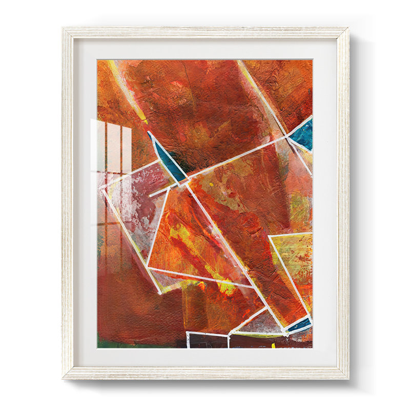 Primaire II - reproduction encadrée, H 28,5 po x l 20,5 po, Blanc