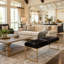 Upholstered Cowhide Bench-962549026