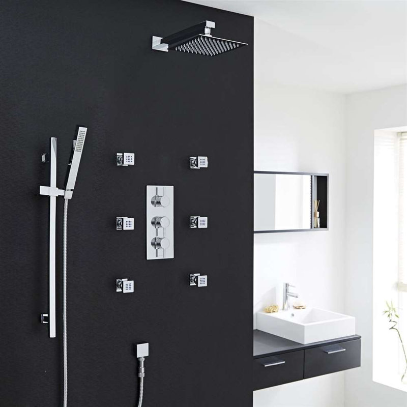 Edinburgh Matte Black Rose Gold Automatic Faucet Stylish Touchless Technology for Modern Spaces