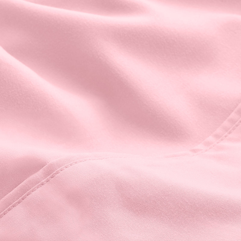 Microfiber Sheet Set with Bonus Pillowcase Set, Light Pink, Queen