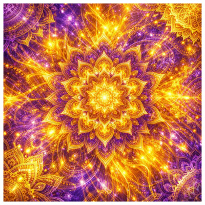 Rideaux de douche Golden Mandala
