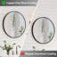 Miroir de salle de bain mural moderne en aluminium anodisé-105763783-105763784-112248611