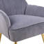 Fauteuil en sherpa moderne de style Mid-Century moderne pour le salon, la chambre et le bureau, facile à assembler-2011447109
