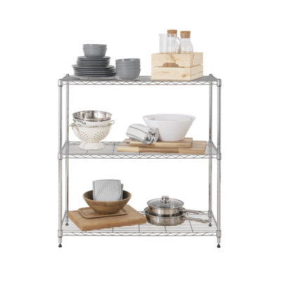 Applewhite 75.3cm W Metal Shelving Unit