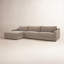 Canapé modulaire Nora Gerardi taupe-383441728